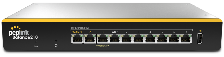  Routeurs 4G LTE Multiwan SdWan Firewall 1Gb Balance 210 : routeur firewall multiWan, 2 ports WAN, 350Mb, 50-150 users